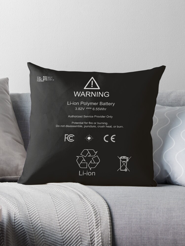 Gaslight Gatekeep Girlboss Set of 4 Bulging Lithium Ion Battery Warning  Throw Pillow Cushion Covers Pillowcases 45cm x 45cm - AliExpress