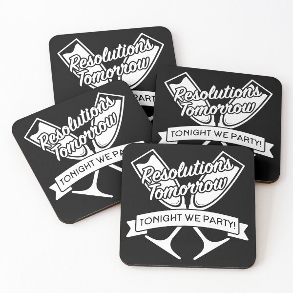 Item preview, Resolutions Tomorrow Tonight We Party New Years Eve designed and sold by MarkFiveDesign.
