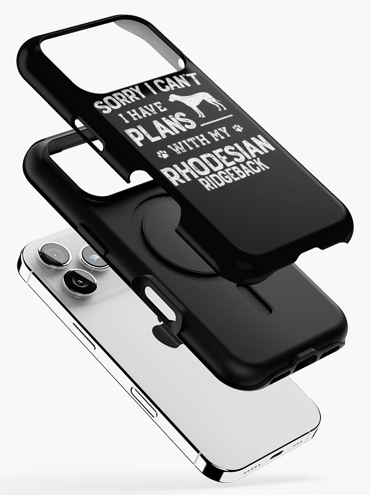 Thumbnail 2 of 4, iPhone Case, Funny Rhodesian Ridgeback Humor designed and sold by rafaeltto.
