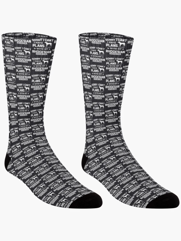 Thumbnail 3 of 5, Socks, Funny Rhodesian Ridgeback Humor designed and sold by rafaeltto.