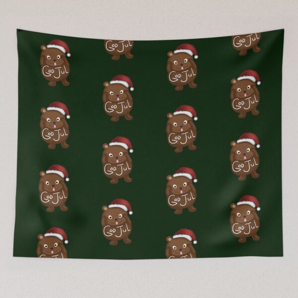 Item preview, Hohoho Christmas Peekaboo Swedish God Jul Teddy Bear designed and sold by Karen Ekdahl.