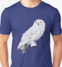 Geometric Snowy Owl Unisex T-Shirt
