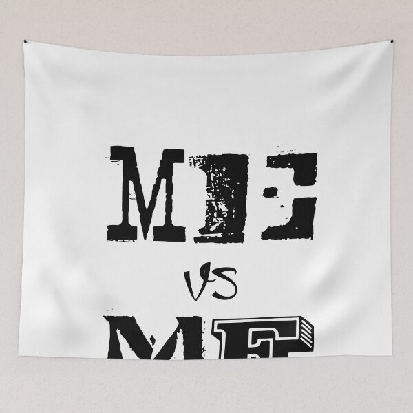 Item preview, Me vs Me | Mindset is everything designed and sold by Giovanni-c.