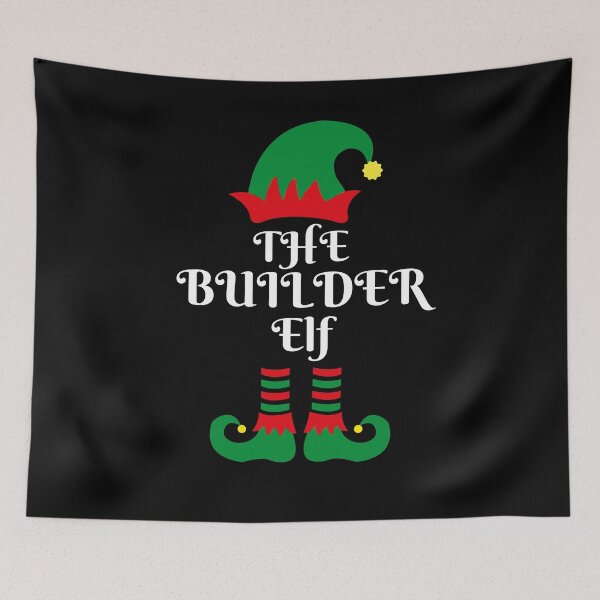 Item preview, The Builder Elf, Santa's Helper, Christmas Family Matching Pyjama designed and sold by Cheffsspecials.