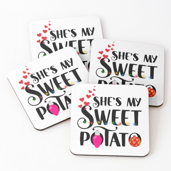 Item preview, She s my sweet potato i yam thanksgiving matching couple | Happy Thanksgiving matching couple sayings and quotes | gifts for thanksgiving matching couple designed and sold by ThanksVibe.