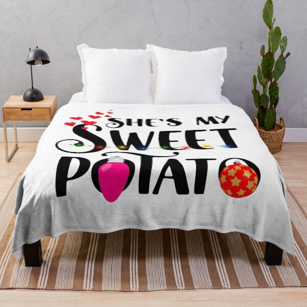 Item preview, She s my sweet potato i yam thanksgiving matching couple | Happy Thanksgiving matching couple sayings and quotes | gifts for thanksgiving matching couple designed and sold by ThanksVibe.