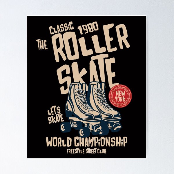 Item preview, Rollerskate World Championship 1980 designed and sold by Mark5ky.