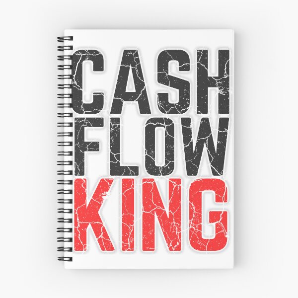 Item preview, CASH FLOW KING red 2 distressed  designed and sold by KingsManKind.