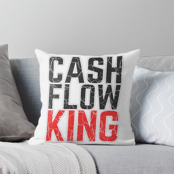 Item preview, CASH FLOW KING red 2 distressed  designed and sold by KingsManKind.