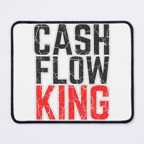 Item preview, CASH FLOW KING red 2 distressed  designed and sold by KingsManKind.