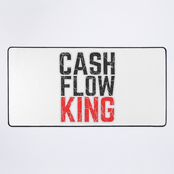 Item preview, CASH FLOW KING red 2 distressed designed and sold by KingsManKind.