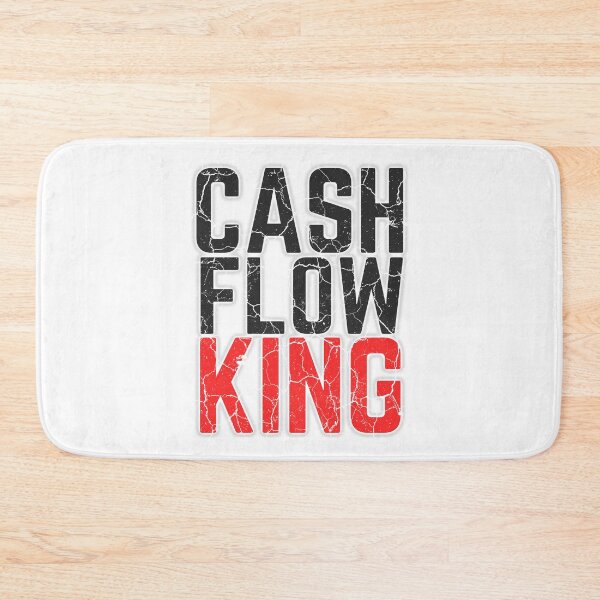 Item preview, CASH FLOW KING red 2 distressed  designed and sold by KingsManKind.