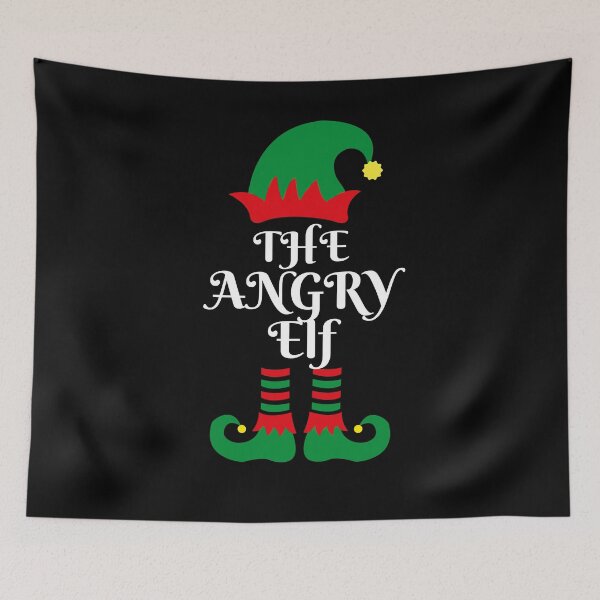 Item preview, The Angry Elf, Santa's Helper, Christmas Family Matching Pyjama designed and sold by Cheffsspecials.