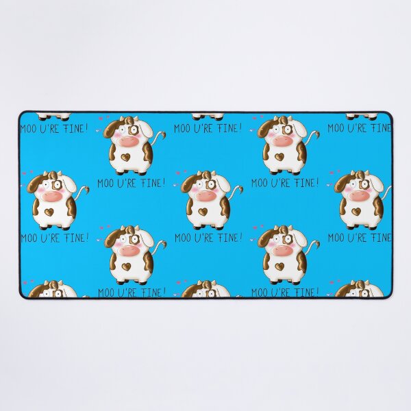 Vista previa del artículo con la obra «Moo te ves bien! linda vaca», diseñado y vendido por GiiReez.