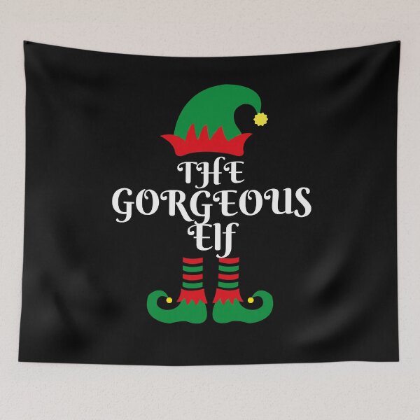 Item preview, The Gorgeous Elf, Santa's Helper, Christmas Family Matching Pyjama designed and sold by Cheffsspecials.