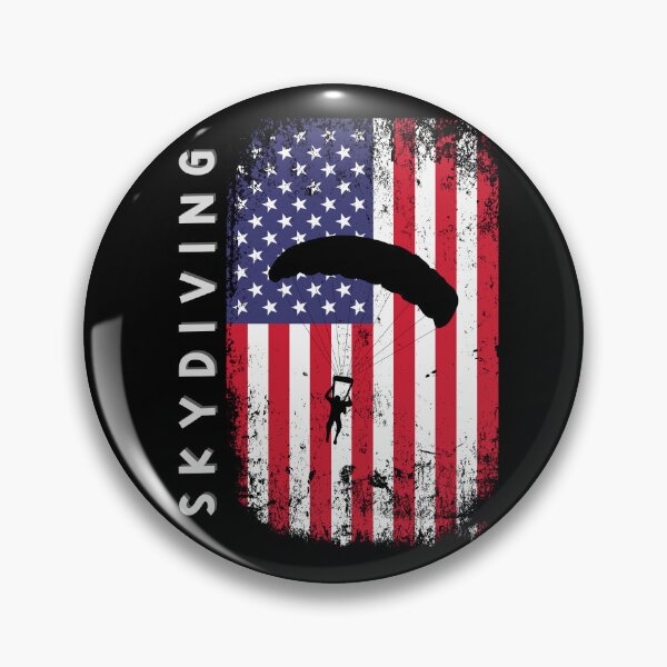 Item preview, Skydiving, American flag designed and sold by HarriPaloma.