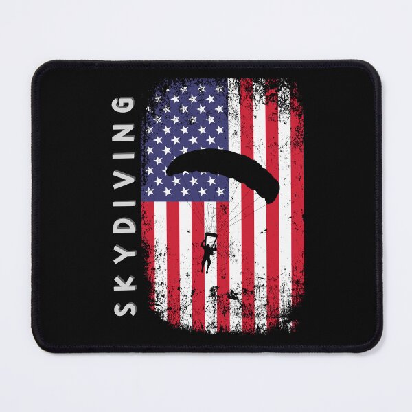 Item preview, Skydiving, American flag designed and sold by HarriPaloma.