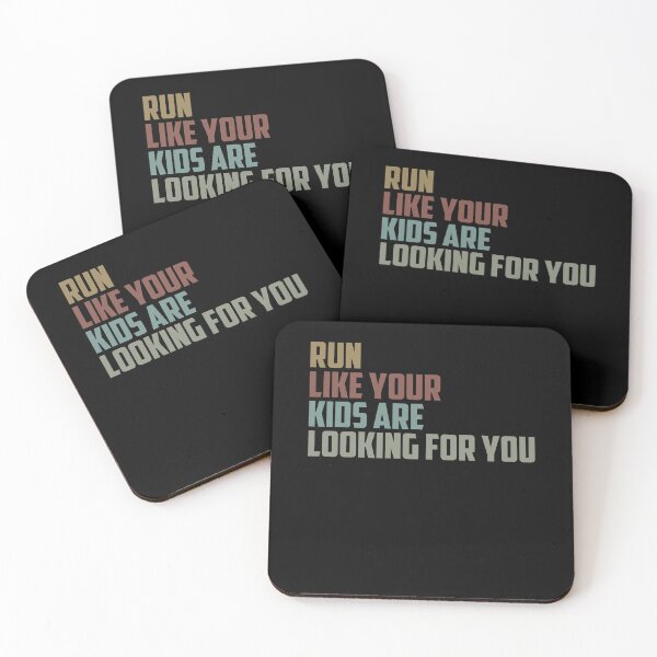 Item preview, Run Like Your Kids Are Looking For You / Funny Sarcastic Gift Idea Colored Vintage / Gift for Christmas designed and sold by Chamssou.