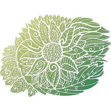 Artwork thumbnail, Flower pattern by Rif Khasanov