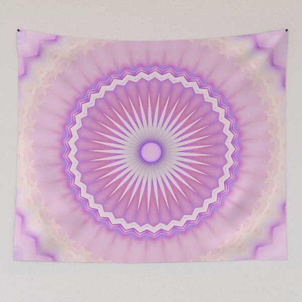 Item preview, Pastel Mandala Abstract Radial Symmetry Pattern Bohemian Aesthetic 5 of 10 designed and sold by Beachy.