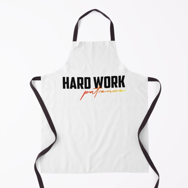 Item preview, ''HARD WORK & PATIENCE'' - Inspirational Quote Art designed and sold by MotivationSpark.