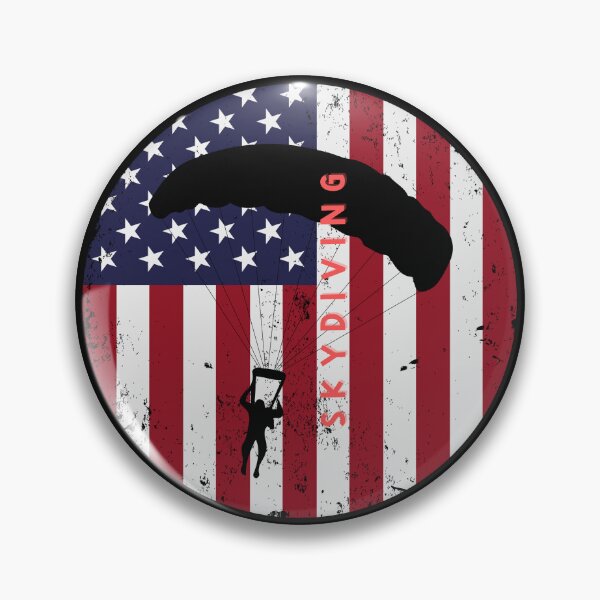 Item preview, Skydive, American flag designed and sold by HarriPaloma.