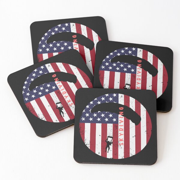 Item preview, Skydive, American flag designed and sold by HarriPaloma.