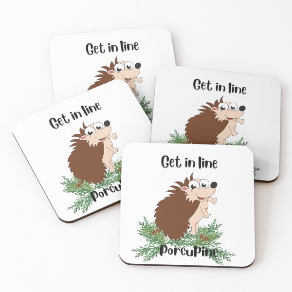 Item preview, Get in Line Porcupine designed and sold by derrslogcabin.