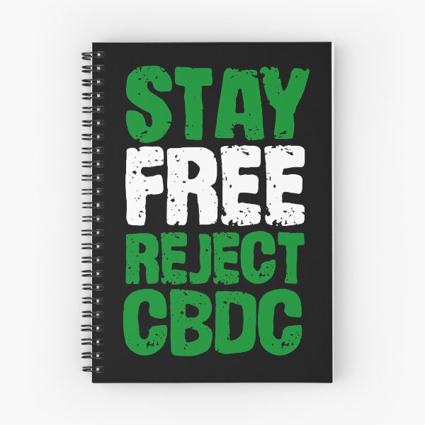 Item preview, Stay free reject cbdc, say no to cbdc, central bank digital currency, Britcoin designed and sold by Giovanni-c.