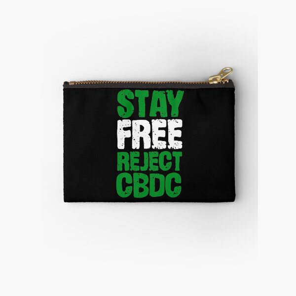 Item preview, Stay free reject cbdc, say no to cbdc, central bank digital currency, Britcoin designed and sold by Giovanni-c.