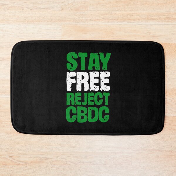 Item preview, Stay free reject cbdc, say no to cbdc, central bank digital currency, Britcoin designed and sold by Giovanni-c.