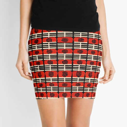 Japanese pattern - Squadret Mini Skirt