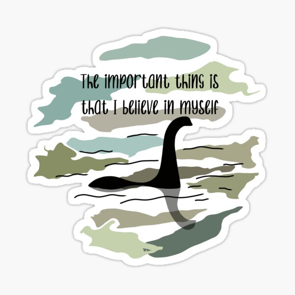Item preview, The Important Thing Is That I Believe In Myself designed and sold by SuperFloofRes.