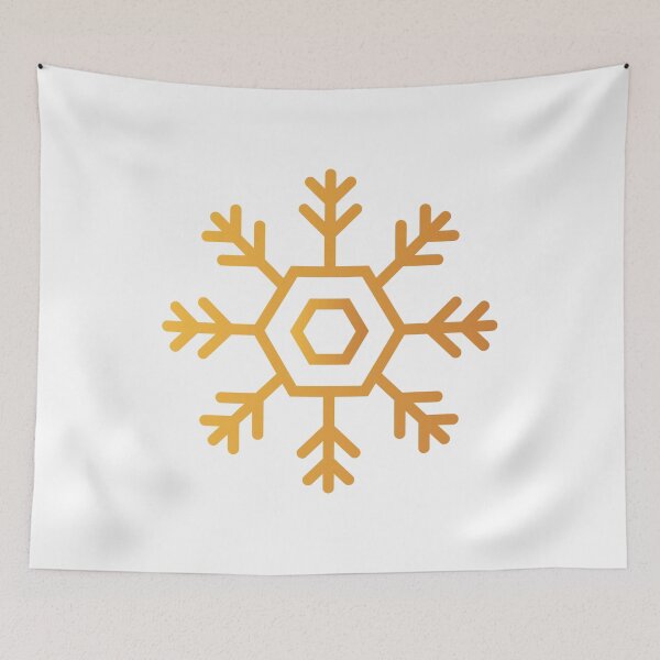 Item preview, Christmas Golden Snow Flake designed and sold by cosygal.