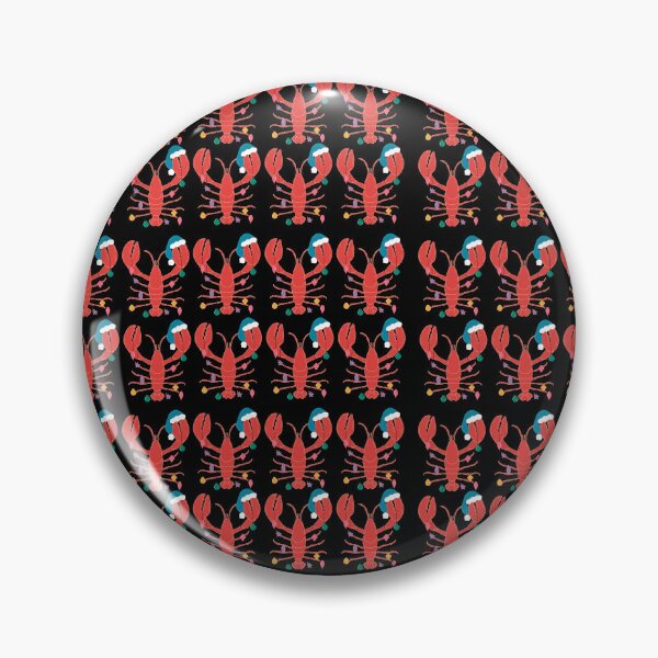 Item preview, Red Lobster Christmas Pattern designed and sold by ProtonProject.
