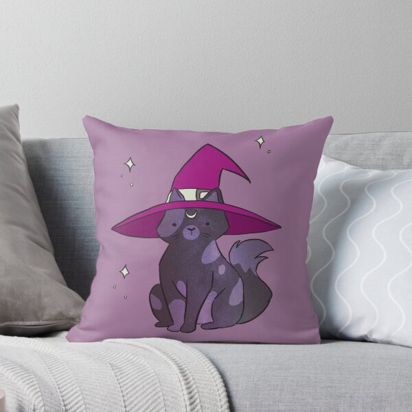 Item preview, A cute Galaxy Cat with a witch hat designed and sold by Yarafantasyart.