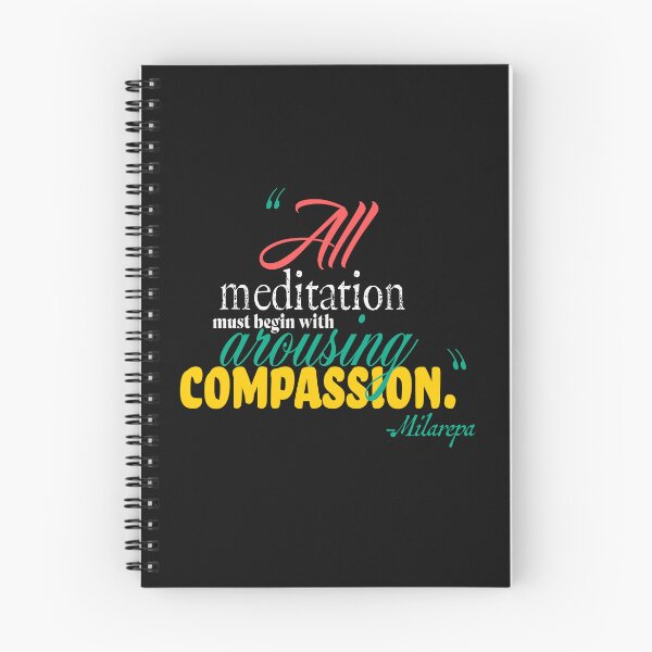 Item preview, All meditation must begin with arousing compassion. - Milarepa designed and sold by Plumtree81.