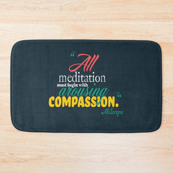 Item preview, All meditation must begin with arousing compassion. - Milarepa designed and sold by Plumtree81.