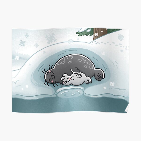 Newborn Seal Poster