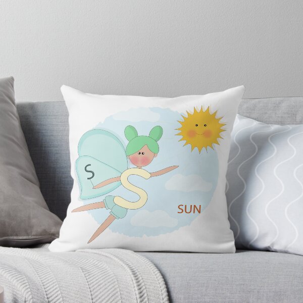 Item preview, Letter S and sun and clouds designed and sold by SunGraphicArt.