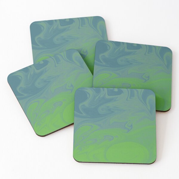 Item preview, Green & Turquoise Liquid Art. Liquid Marble. Abstract Design. designed and sold by Jason123za.