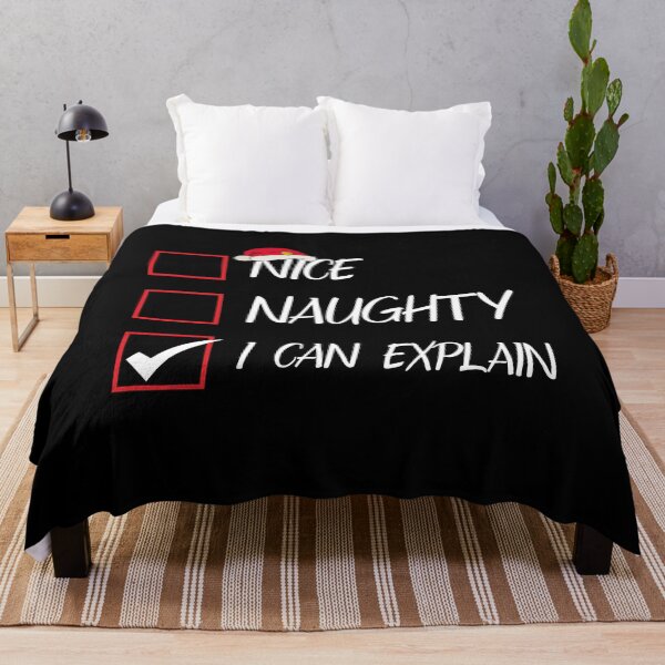 Item preview, Nice Naughty I Can Explain Christmas List Xmas Santa Claus designed and sold by Tatus Brinal.