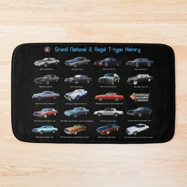 Item preview, History of Grand National and Regal T-Type Turbos 1981 to 1987 cars and prototypes American Muscle car vintage poster / posters photograph - photography designed and sold by Jéanpaul  Ferro.