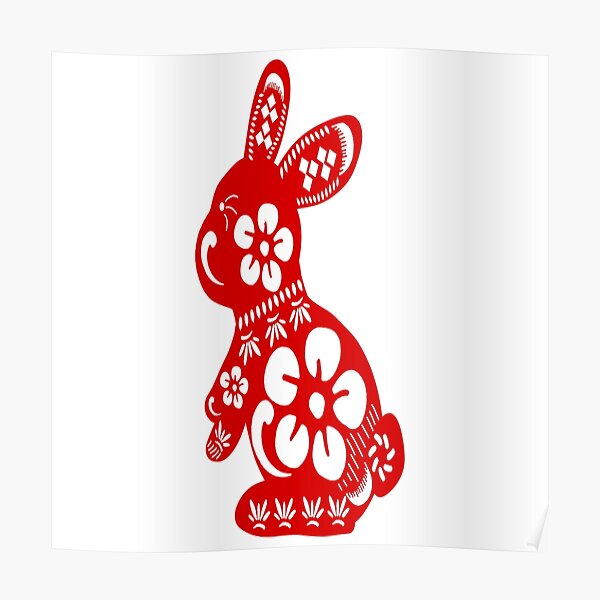 2023 Year of the Rabbit Chinese New Year Poster - Twinkl