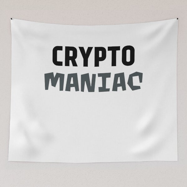 Item preview, Crypto Maniac Cryptocurrency HODL Gift Idea designed and sold by throwbackgamer.