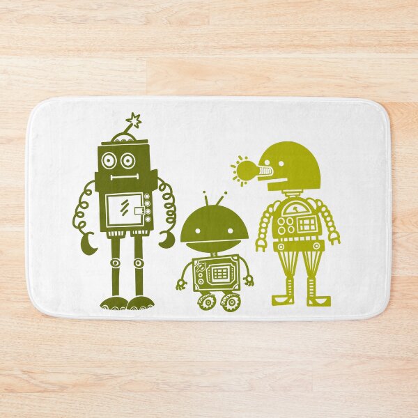 Item preview, Green robot friends designed and sold by acbcesarz.