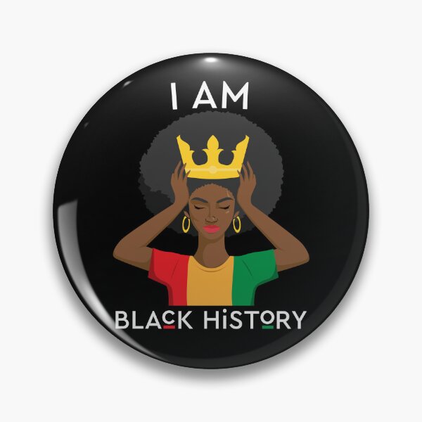 Item preview, I Am Black History Black Afro Woman Juneteenth Gear designed and sold by DynamicDesign.