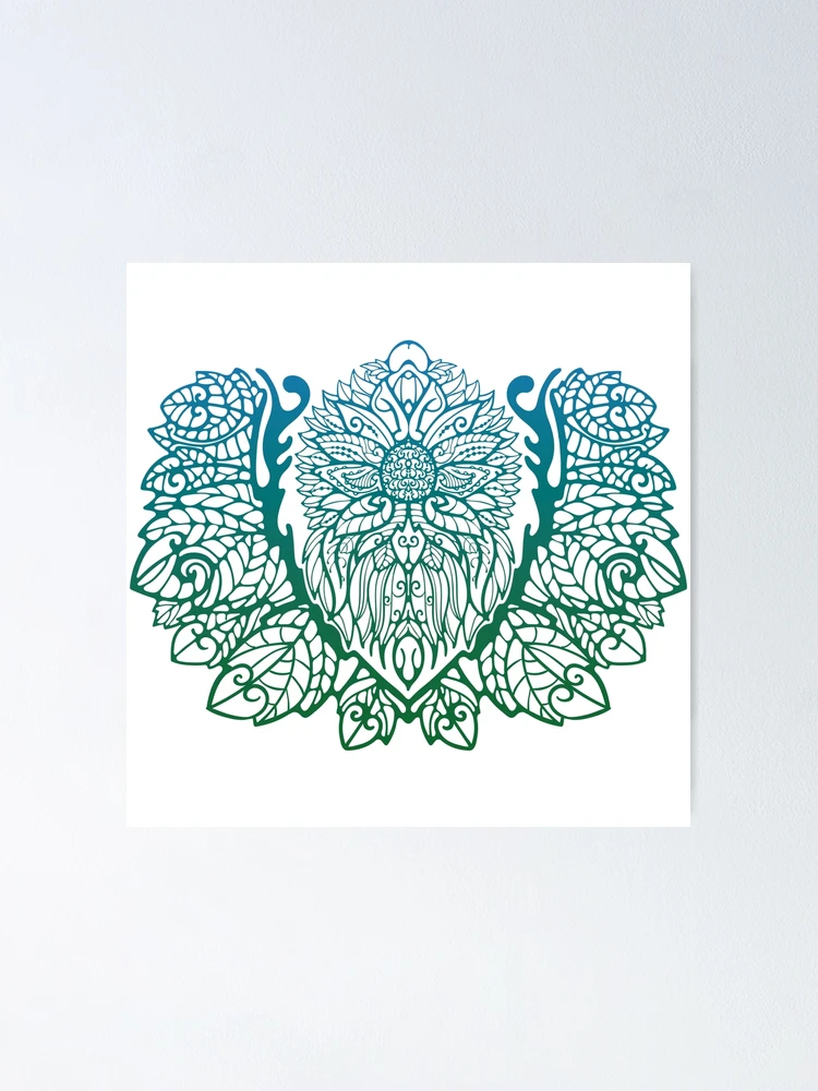 Thumbnail 1 of 3, Poster, Sunflower pattern designed and sold by Rif Khasanov.