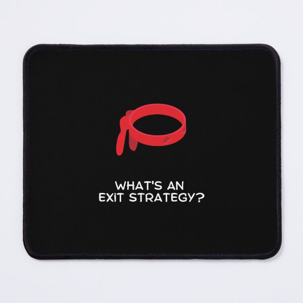 Item preview, What's an Exit Strategy? - Game Stonk meme - Roaring Kitty - Wallstreetbets Stocks designed and sold by MillennialMemer.