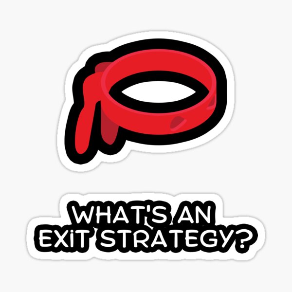 Item preview, What's an Exit Strategy? - Game Stonk meme - Roaring Kitty - Wallstreetbets Stocks designed and sold by MillennialMemer.